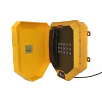 工業防水模擬電話機，水電站大壩IP網絡防水防潮電話機